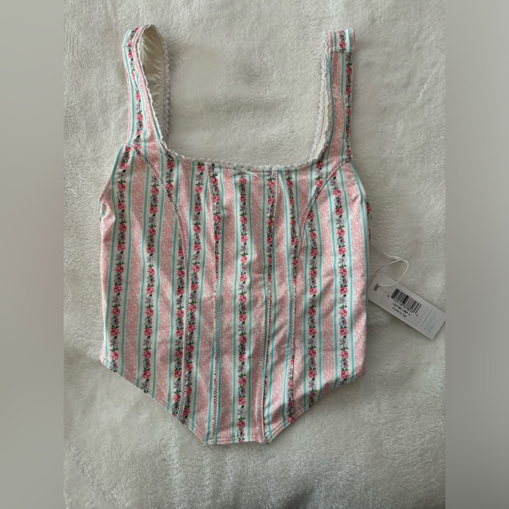 Frankie’s Bikinis x Sydney Sweeney Victoria Bathing Suit Top - Small